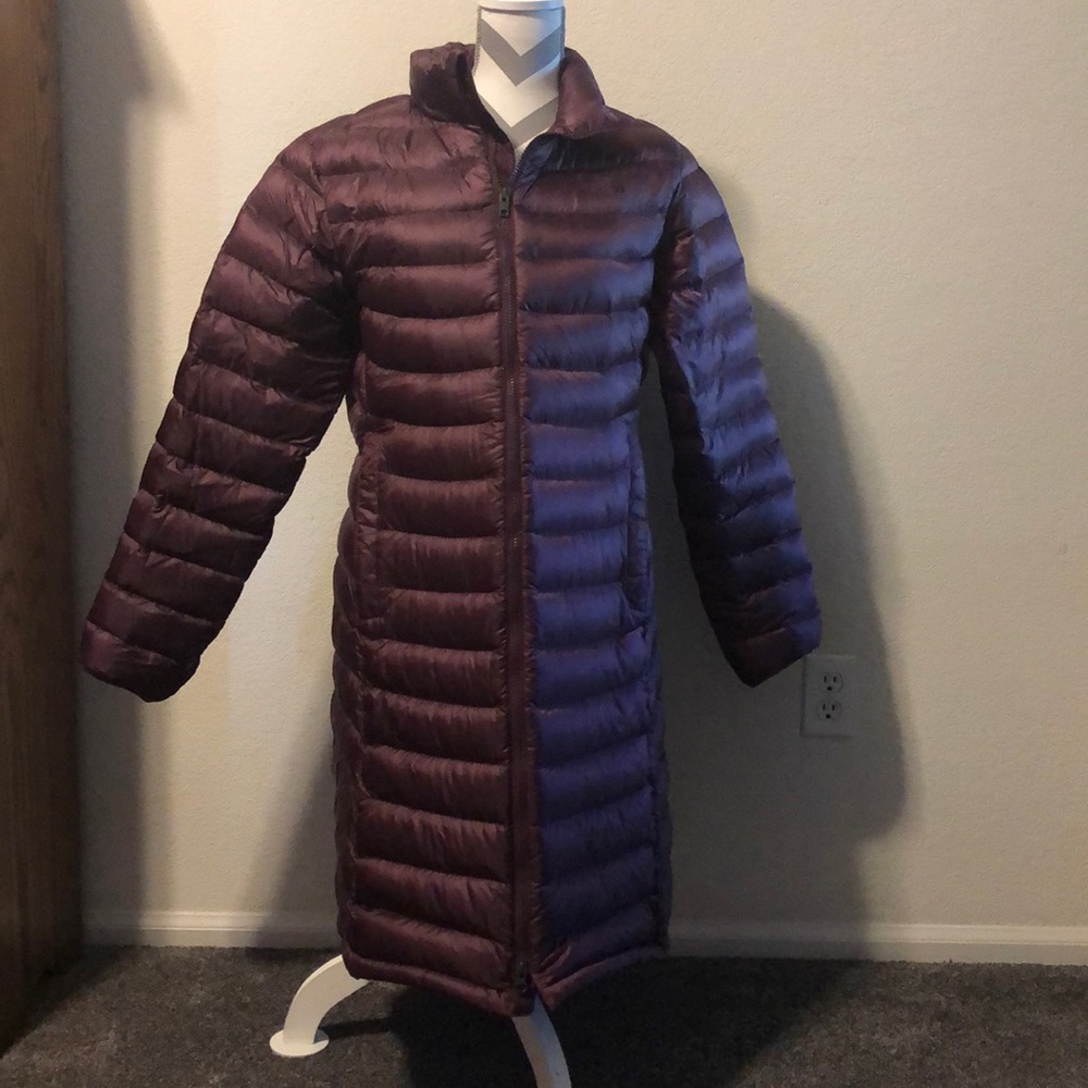 North Face long down jacket